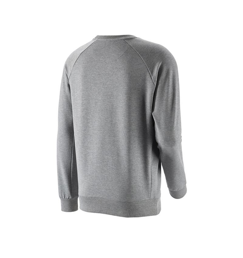 Tričká, pulóvre a košele: Mikina e.s. cotton stretch + sivá melírovaná 3