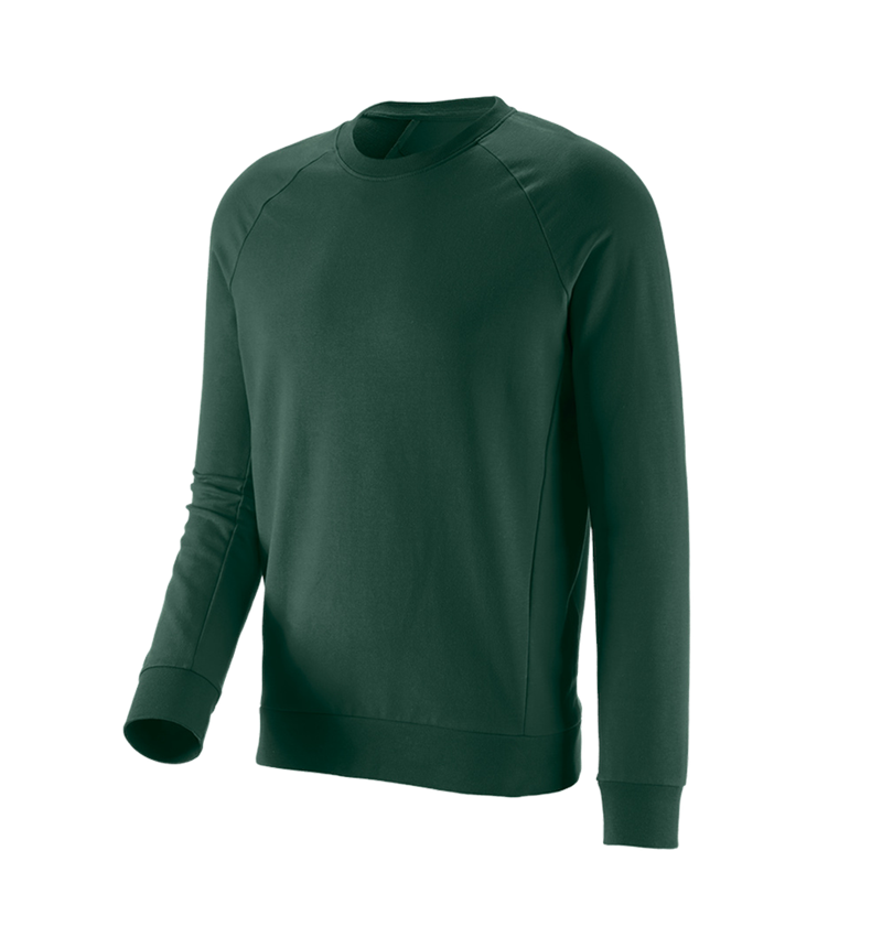 Tričká, pulóvre a košele: Mikina e.s. cotton stretch + zelená 2