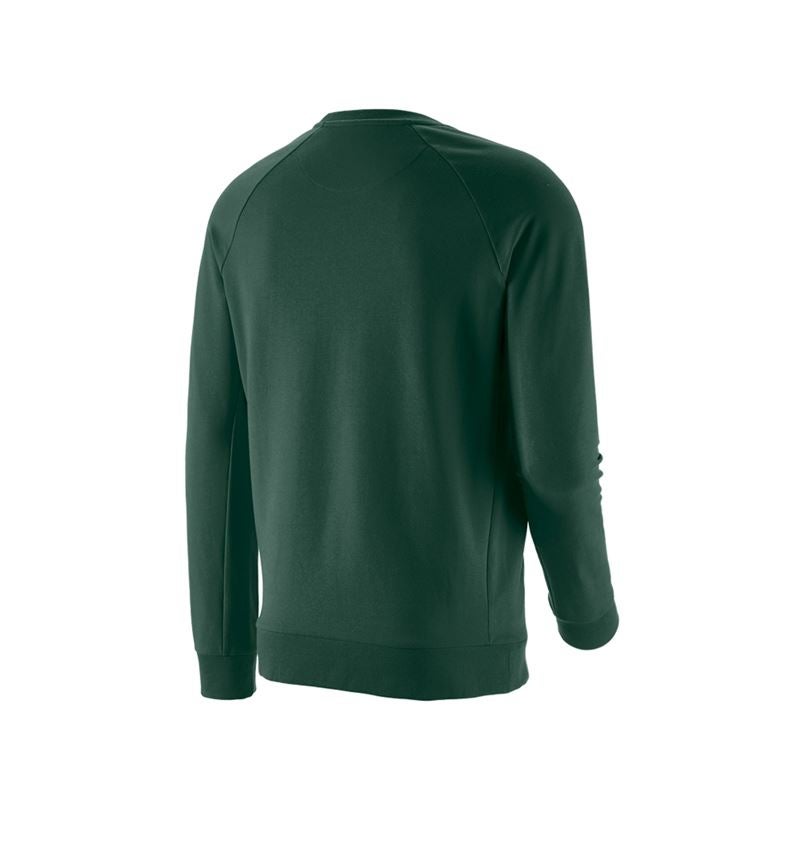 Tričká, pulóvre a košele: Mikina e.s. cotton stretch + zelená 3