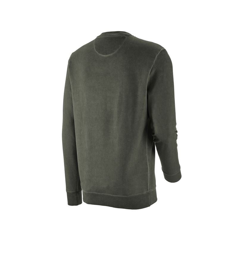 Tričká, pulóvre a košele: Mikina e.s. vintage poly cotton + maskáčová zelená vintage 6