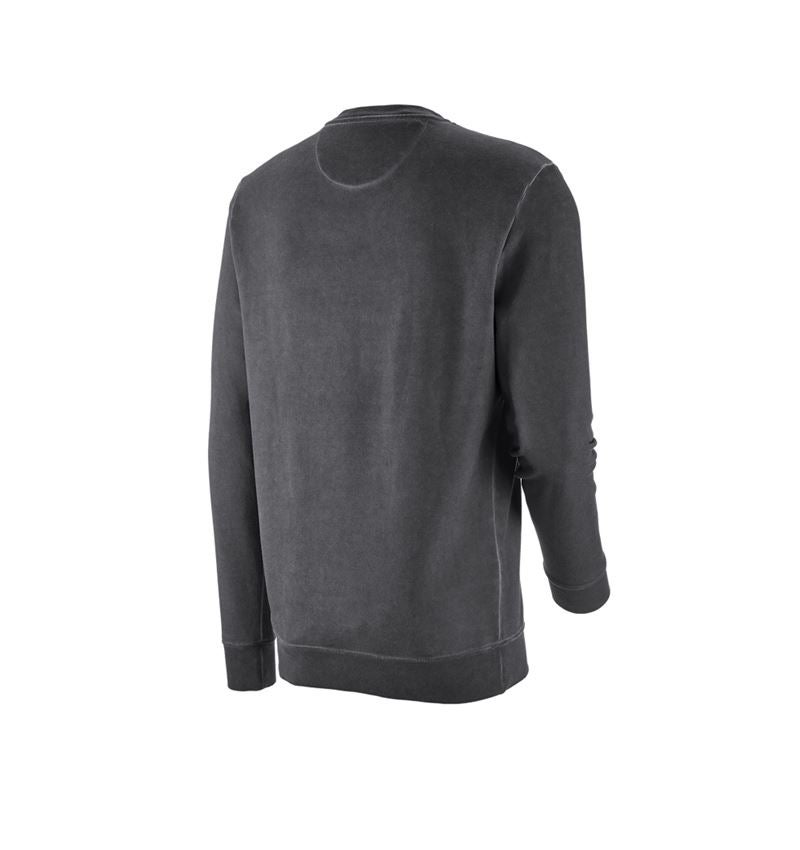 Tričká, pulóvre a košele: Mikina e.s. vintage poly cotton + oxidová čierna vintage 4