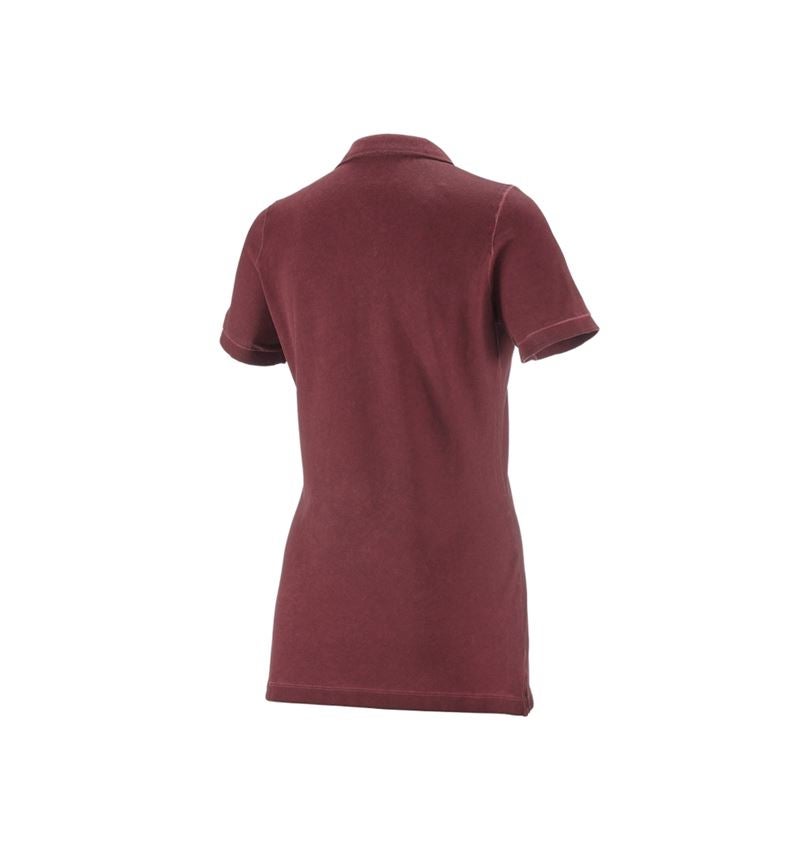 Tričká, pulóvre a košele: Polo tričko e.s. vintage cotton stretch, dámske + rubínová vintage 1
