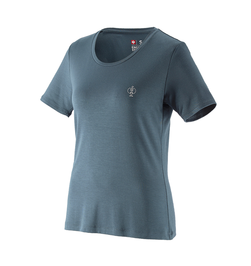Tričká, pulóvre a košele: Tričko modal e.s. ventura vintage, dámske + železná modrá 2
