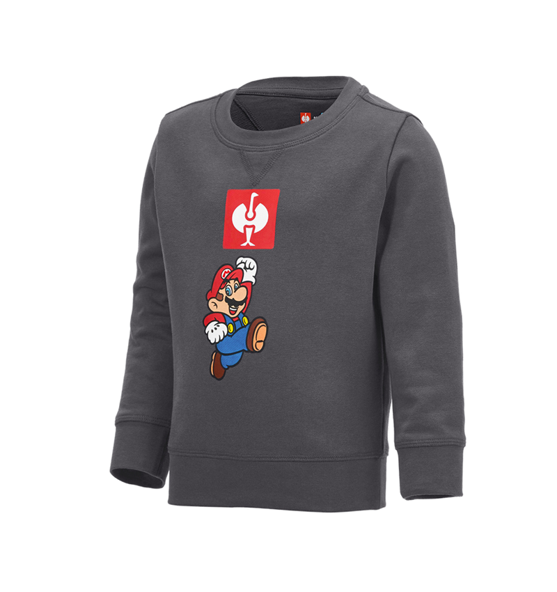 Tričká, pulóvre a košele: Super Mario mikina, detská + antracitová 2