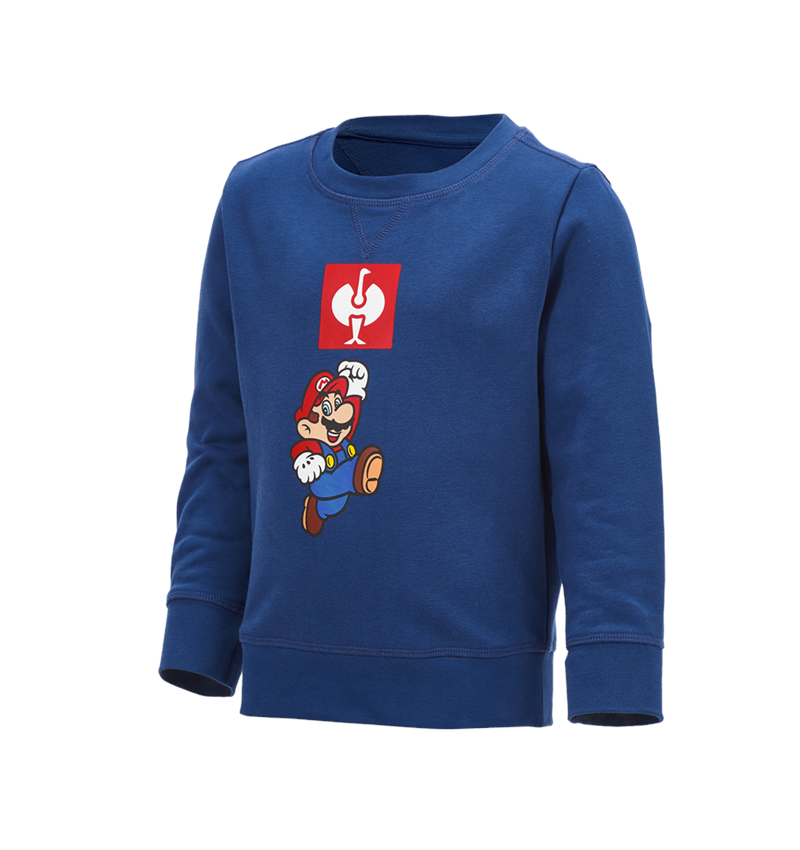 Tričká, pulóvre a košele: Super Mario mikina, detská + alkalická modrá 1