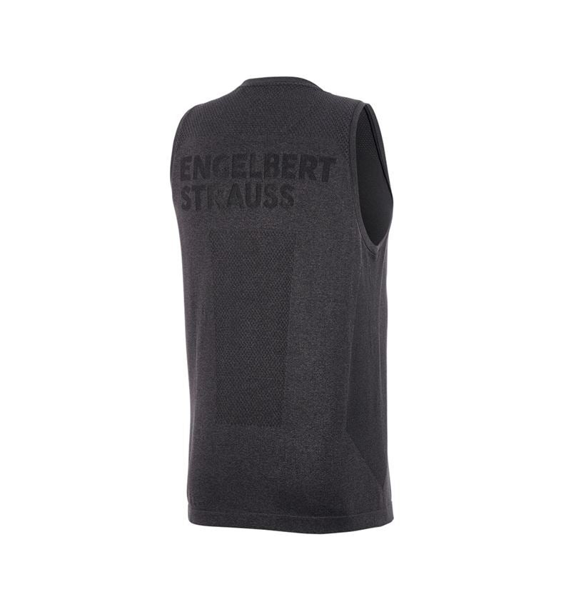 Tričká, pulóvre a košele: Atletické tričko seamless e.s.trail + čierna melanž 6