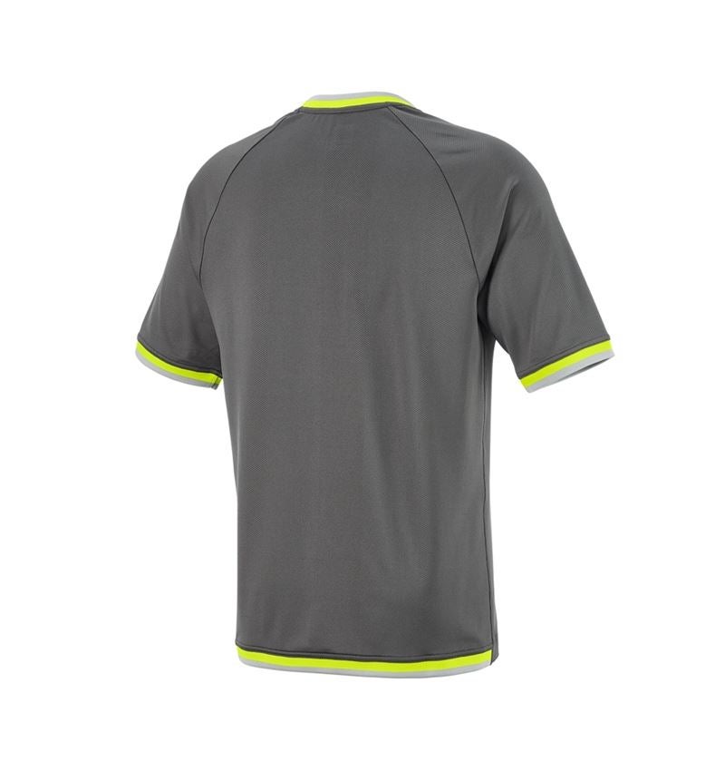 Tričká, pulóvre a košele: Funkčné tričko e.s.ambition + antracitová/výstražná žltá 7
