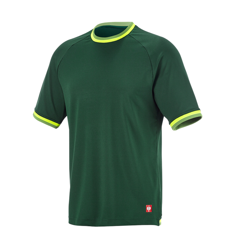 Odevy: Funkčné tričko e.s.ambition + zelená/výstražná žltá 6