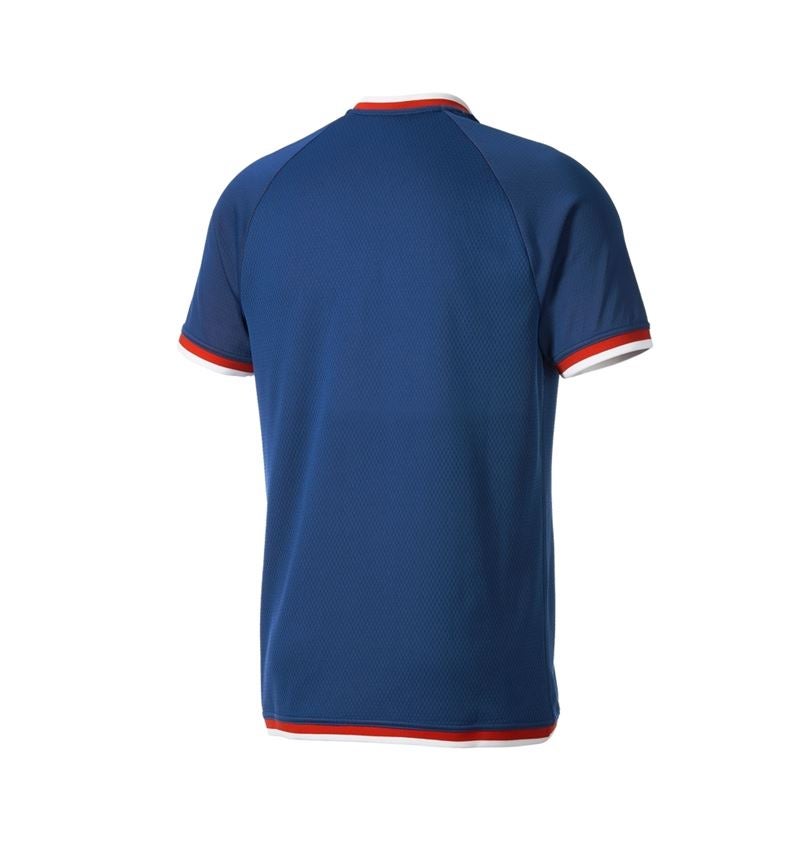 Spolupráce: NFL t-shirt + neptúnová modrá/červená strauss 5