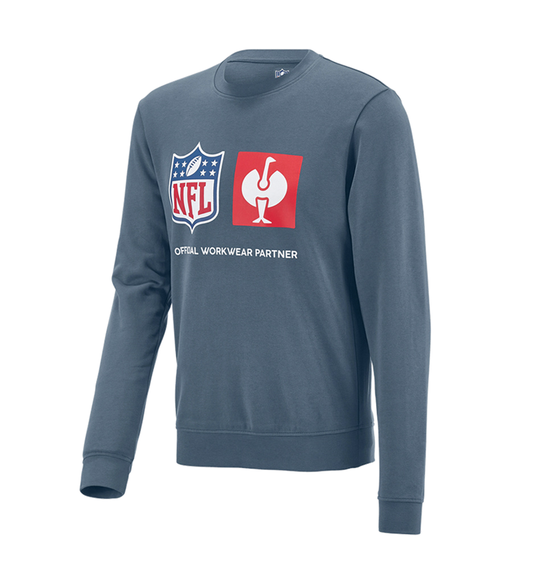 Tričká, pulóvre a košele: NFL Sweatshirt cotton + oxidová modrá 5