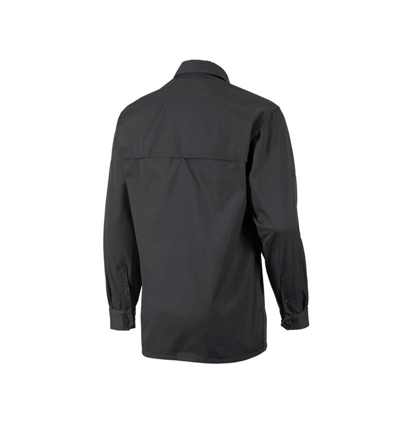Tričká, pulóvre a košele: Pracovná košeľa e.s.classic, dlhý rukáv + čierna 3