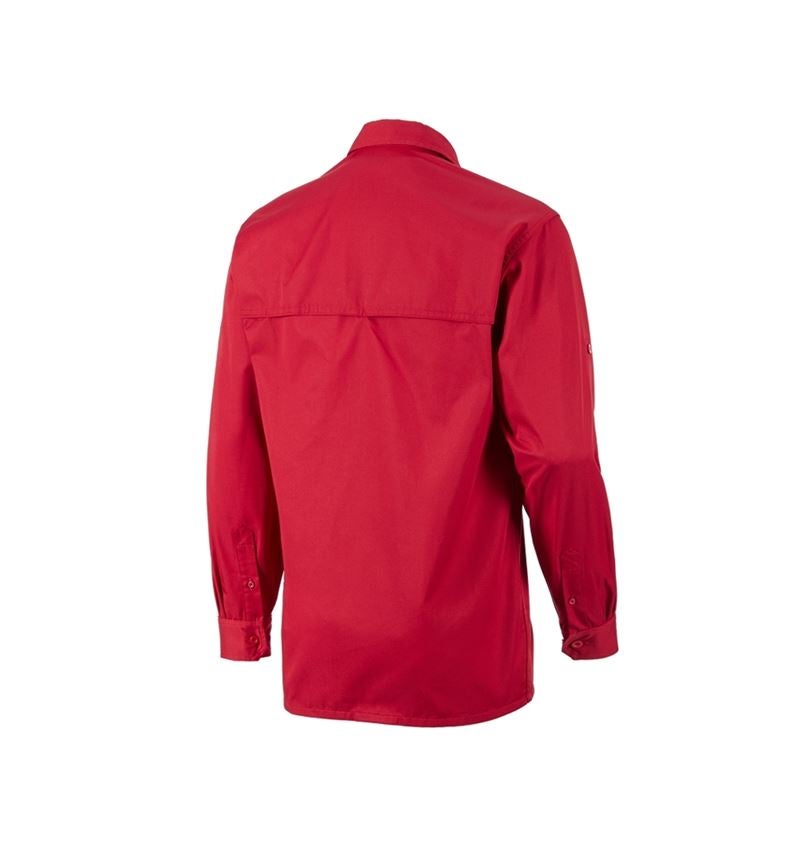 Tričká, pulóvre a košele: Pracovná košeľa e.s.classic, dlhý rukáv + červená 1