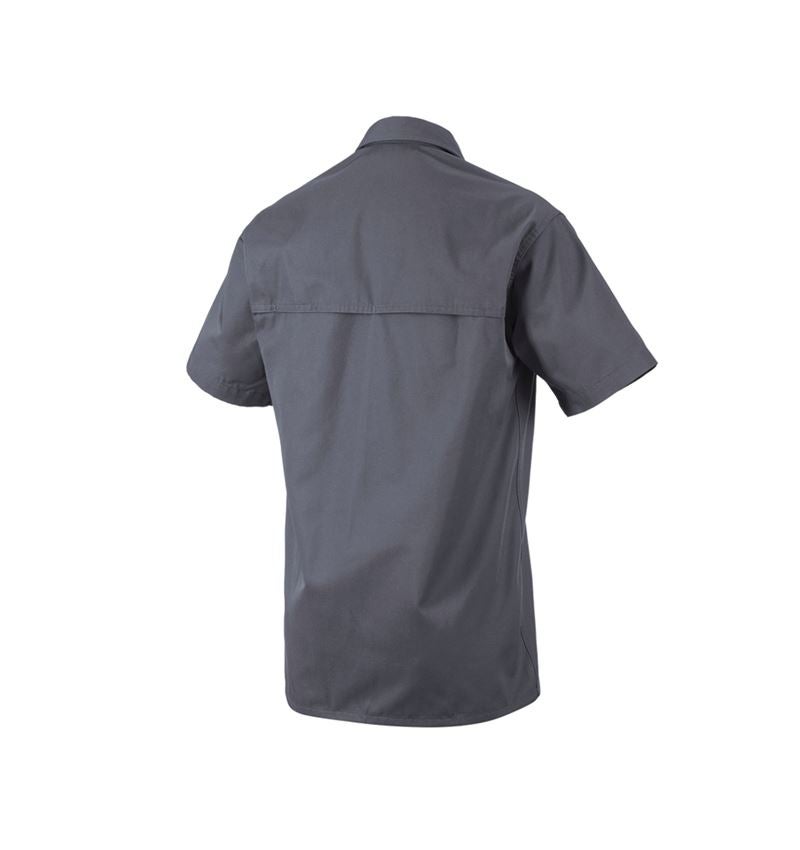 Tričká, pulóvre a košele: Pracovná košeľa e.s.classic, krátky rukáv + sivá 3