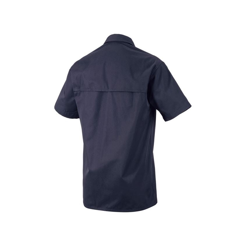 Tričká, pulóvre a košele: Pracovná košeľa e.s.classic, krátky rukáv + tmavomodrá 3