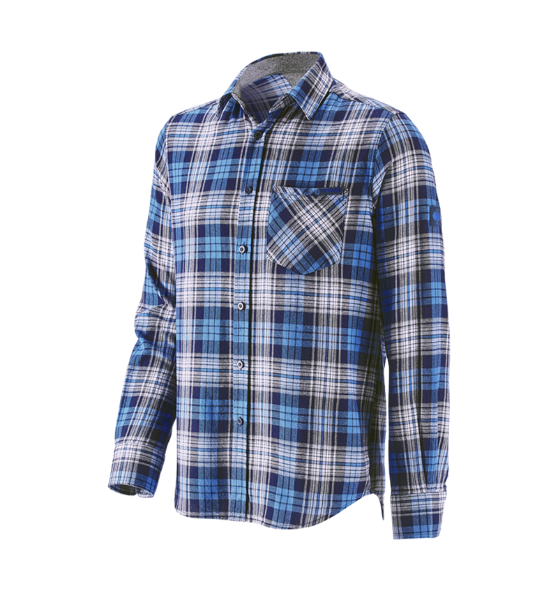 Tričká, pulóvre a košele: Károvaná košeľa e.s.vintage + arktická modrá károvaná 2