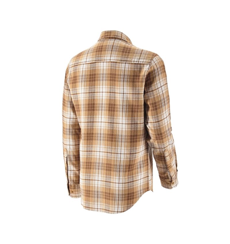 Tričká, pulóvre a košele: Károvaná košeľa e.s.vintage + sépiová károvaná 3