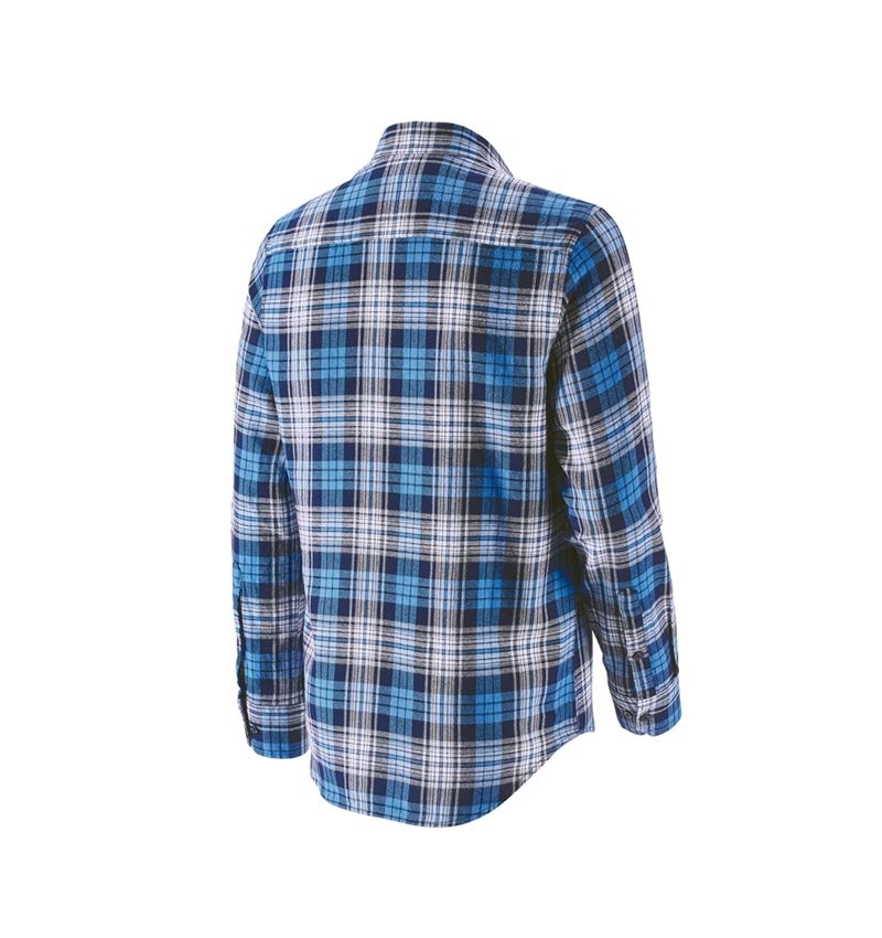 Témy: Károvaná košeľa e.s.vintage + arktická modrá károvaná 3