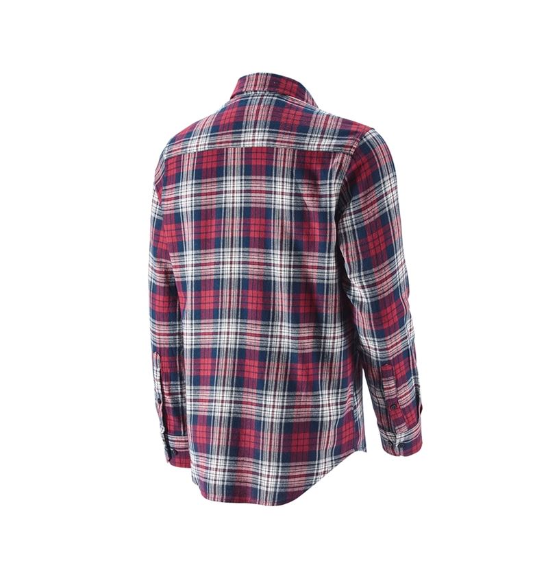 Tričká, pulóvre a košele: Károvaná košeľa e.s.vintage + červená károvaná 3
