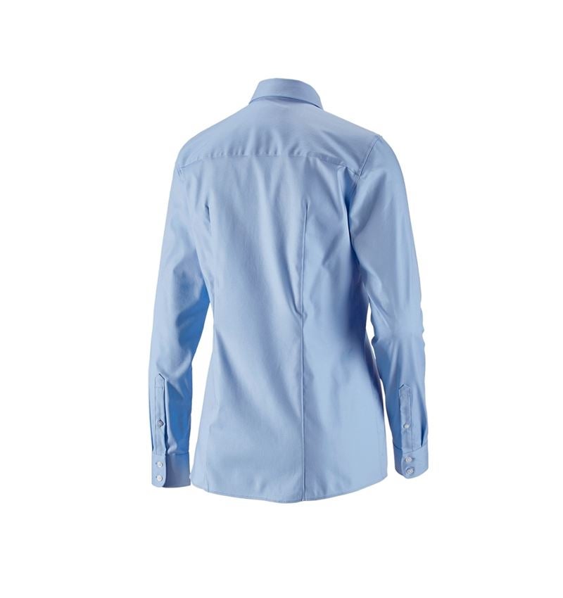 Tričká, pulóvre a košele: Obchodná blúza e.s. cotton stretch,dámsky reg. fit + mrazivá modrá 3