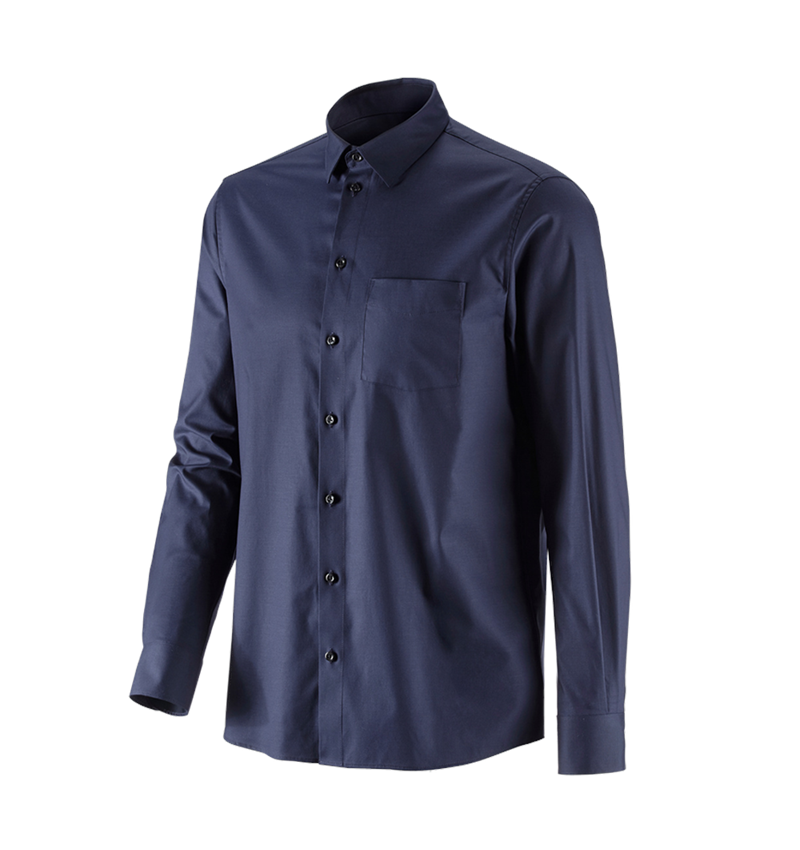 Tričká, pulóvre a košele: Obchodná košeľa e.s. cotton stretch, comfort fit + tmavomodrá 4