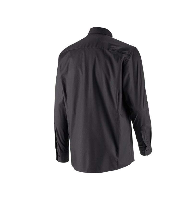 Tričká, pulóvre a košele: Obchodná košeľa e.s. cotton stretch, comfort fit + čierna 5