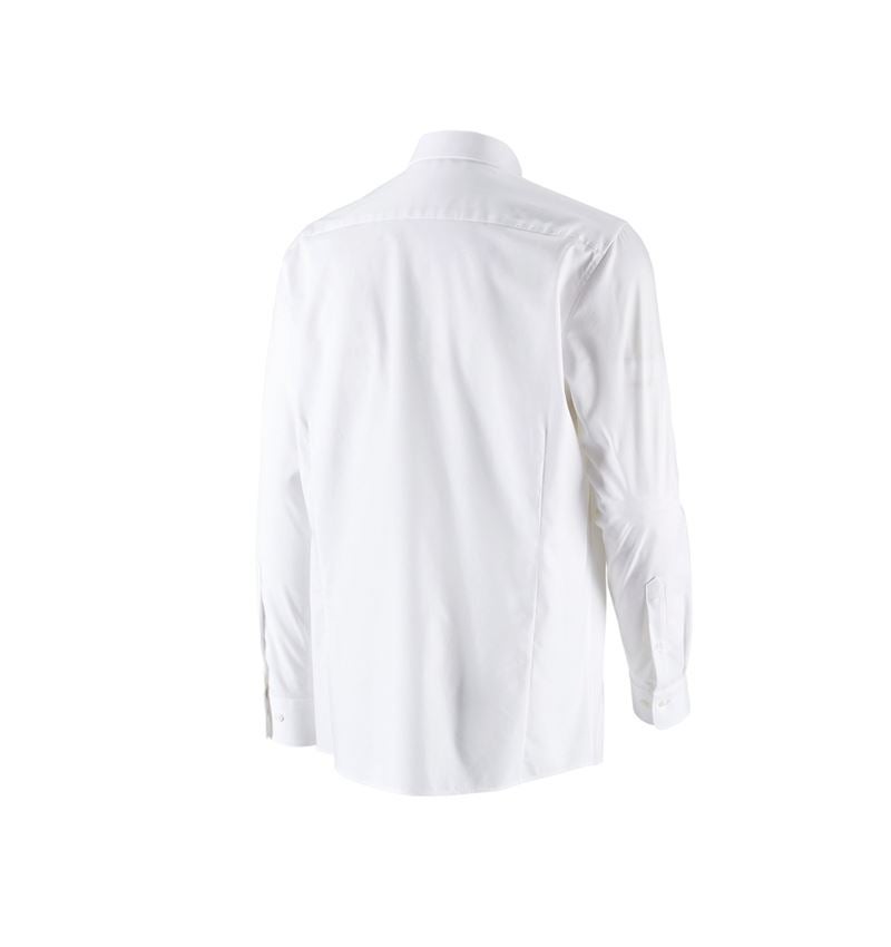Témy: Obchodná košeľa e.s. cotton stretch, comfort fit + biela 5