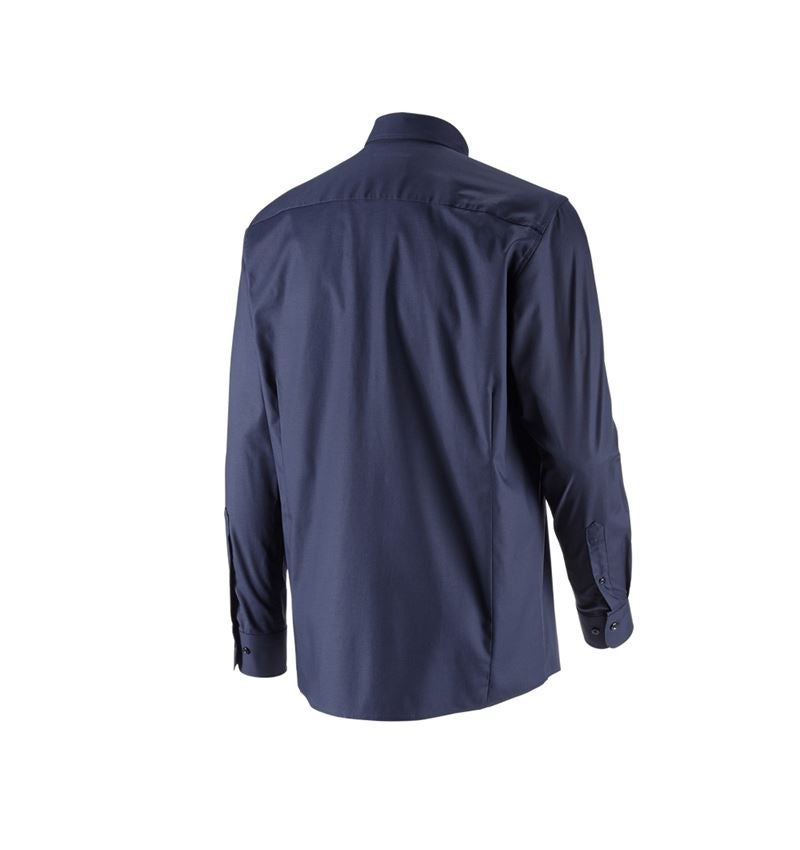 Tričká, pulóvre a košele: Obchodná košeľa e.s. cotton stretch, comfort fit + tmavomodrá 5