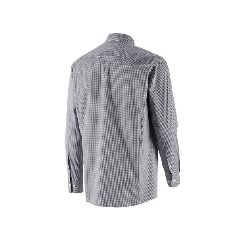 Témy: Obchodná košeľa e.s. cotton stretch, comfort fit + čierna károvaná 5