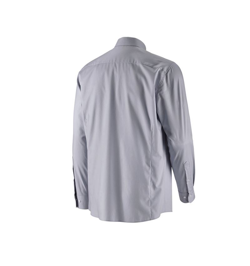 Tričká, pulóvre a košele: Obchodná košeľa e.s. cotton stretch, comfort fit + hmlová sivá 6