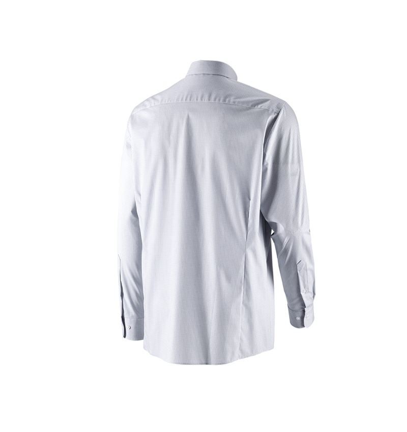Tričká, pulóvre a košele: Obchodná košeľa e.s. cotton stretch, comfort fit + hmlová sivá károvaná 5