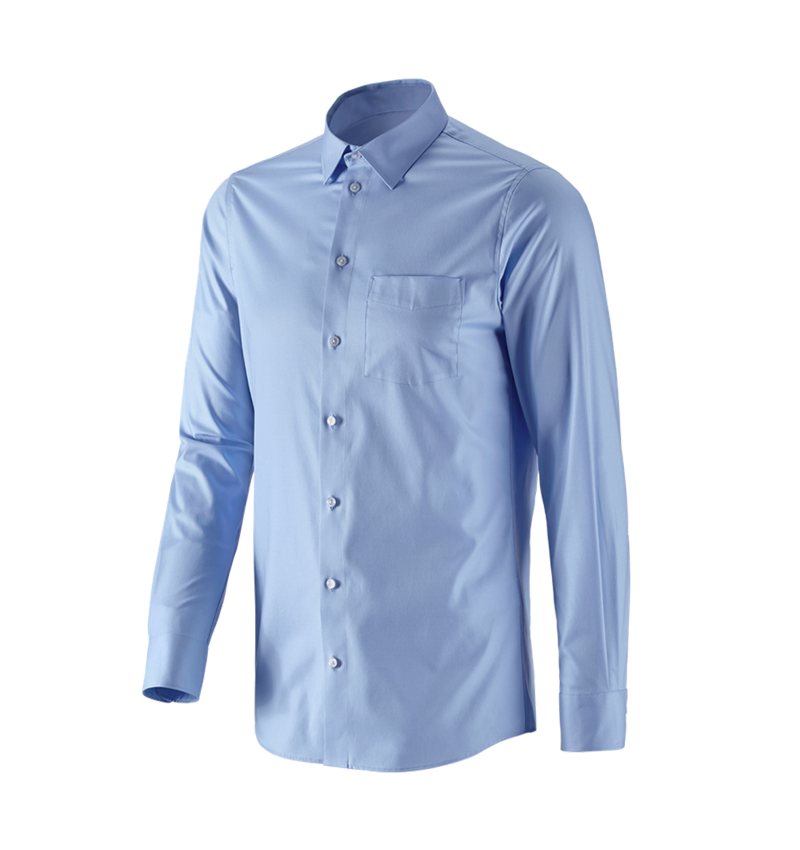 Tričká, pulóvre a košele: Obchodná košeľa e.s. cotton stretch, slim fit + mrazivá modrá 4