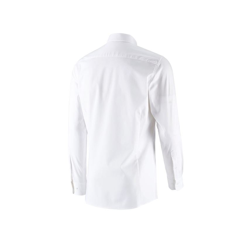 Tričká, pulóvre a košele: Obchodná košeľa e.s. cotton stretch, slim fit + biela 5