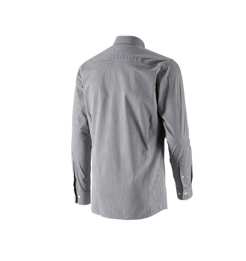 Témy: Obchodná košeľa e.s. cotton stretch, slim fit + čierna károvaná 6
