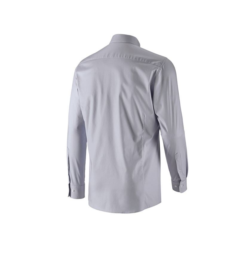 Tričká, pulóvre a košele: Obchodná košeľa e.s. cotton stretch, slim fit + hmlová sivá 5