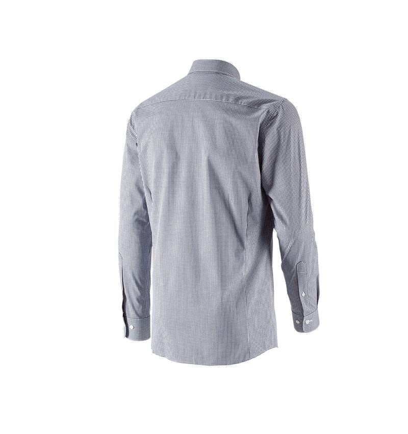 Témy: Obchodná košeľa e.s. cotton stretch, slim fit + tmavomodrá károvaná 3