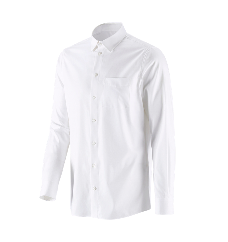 Témy: Obchodná košeľa e.s. cotton stretch, regular fit + biela 4