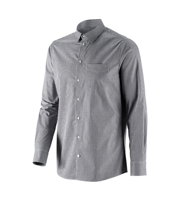 Tričká, pulóvre a košele: Obchodná košeľa e.s. cotton stretch, regular fit + čierna károvaná 4