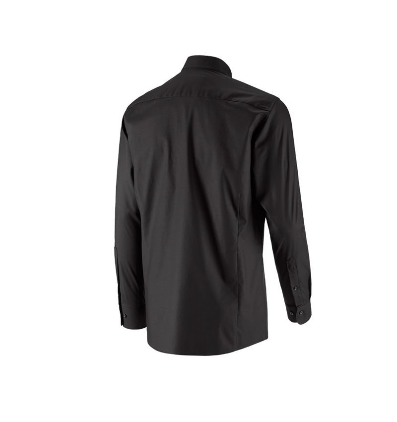 Tričká, pulóvre a košele: Obchodná košeľa e.s. cotton stretch, regular fit + čierna 5