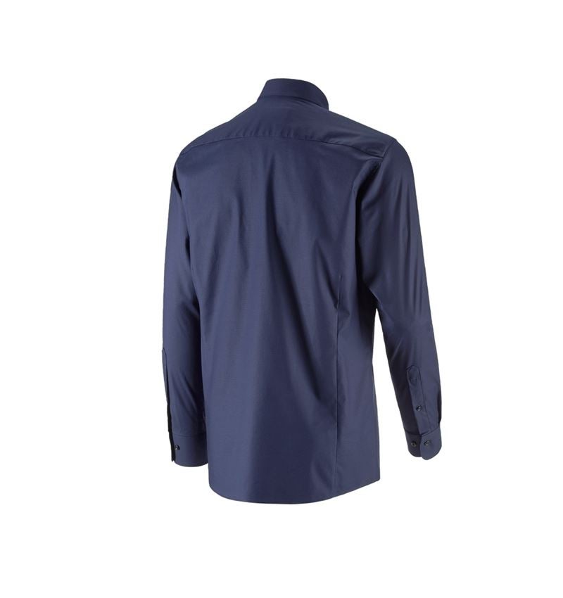 Tričká, pulóvre a košele: Obchodná košeľa e.s. cotton stretch, regular fit + tmavomodrá 5