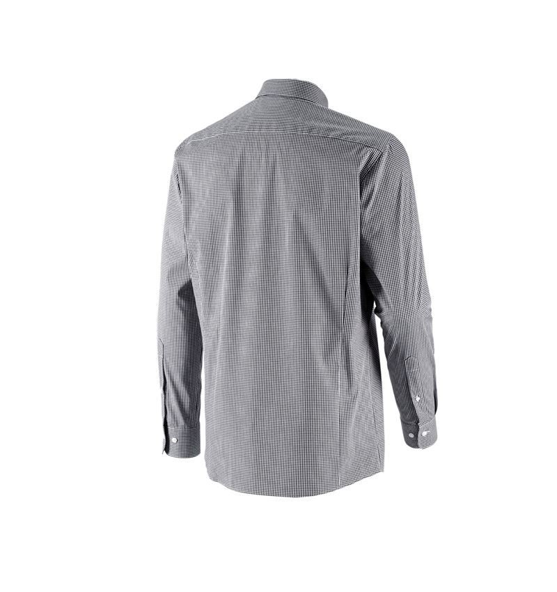 Témy: Obchodná košeľa e.s. cotton stretch, regular fit + čierna károvaná 5
