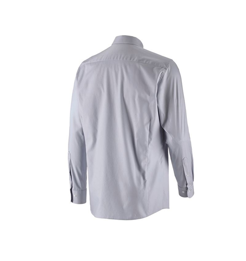 Tričká, pulóvre a košele: Obchodná košeľa e.s. cotton stretch, regular fit + hmlová sivá 5