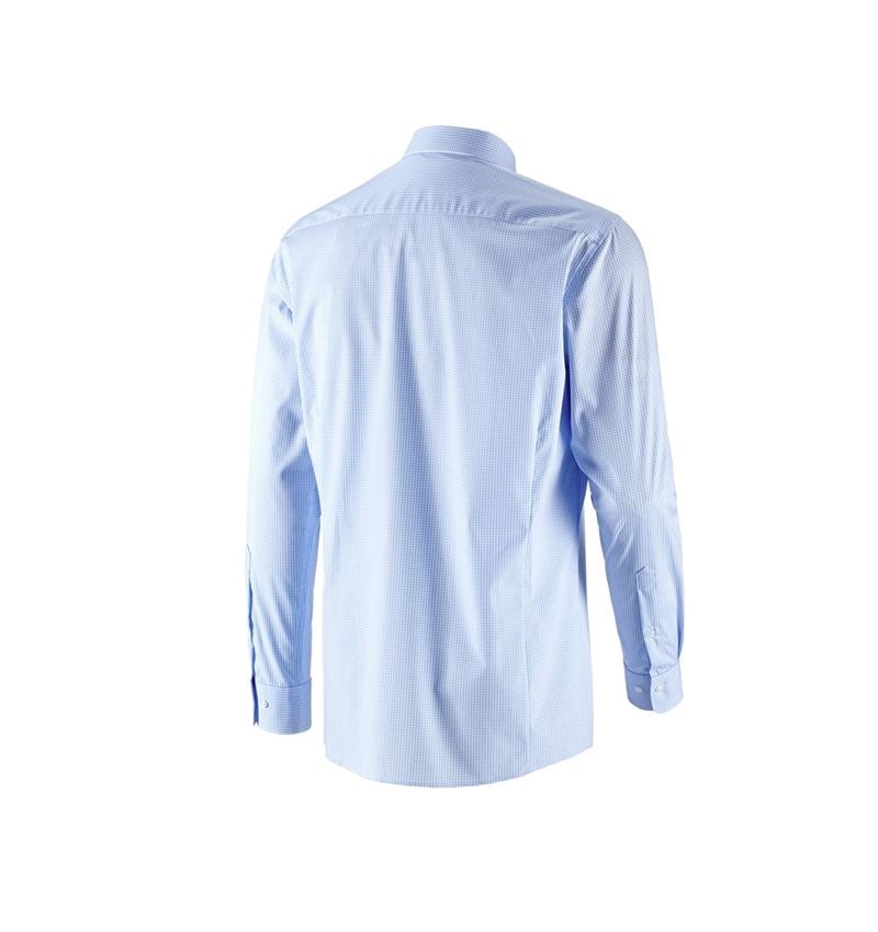 Tričká, pulóvre a košele: Obchodná košeľa e.s. cotton stretch, regular fit + mrazivá modrá károvaná 4