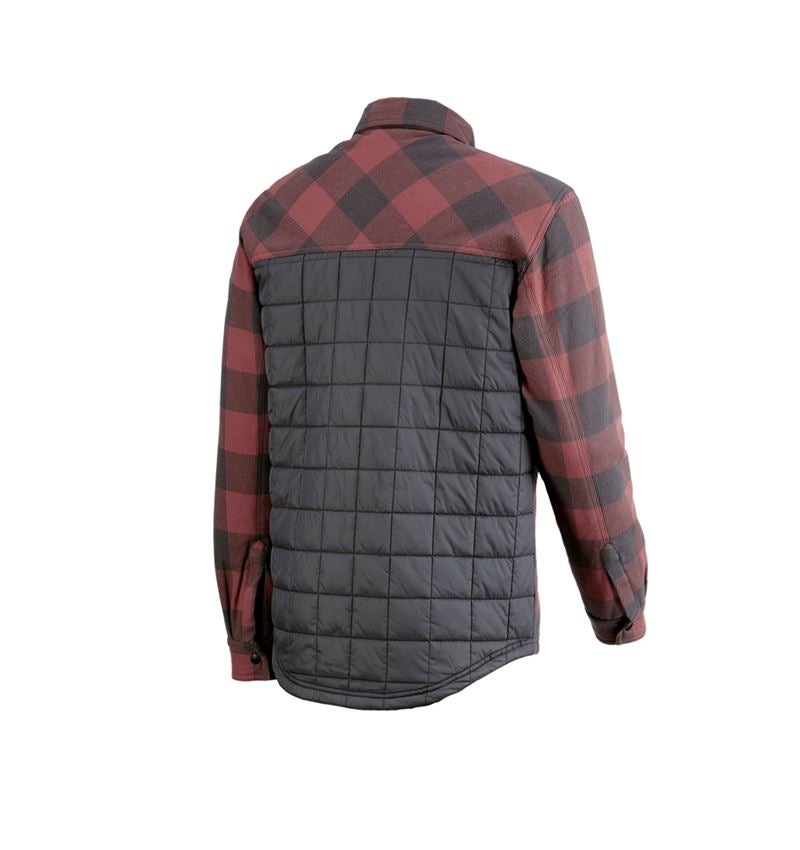Tričká, pulóvre a košele: Károvaná košeľa Allseason e.s.iconic + oxidová červená/karbónová sivá 7