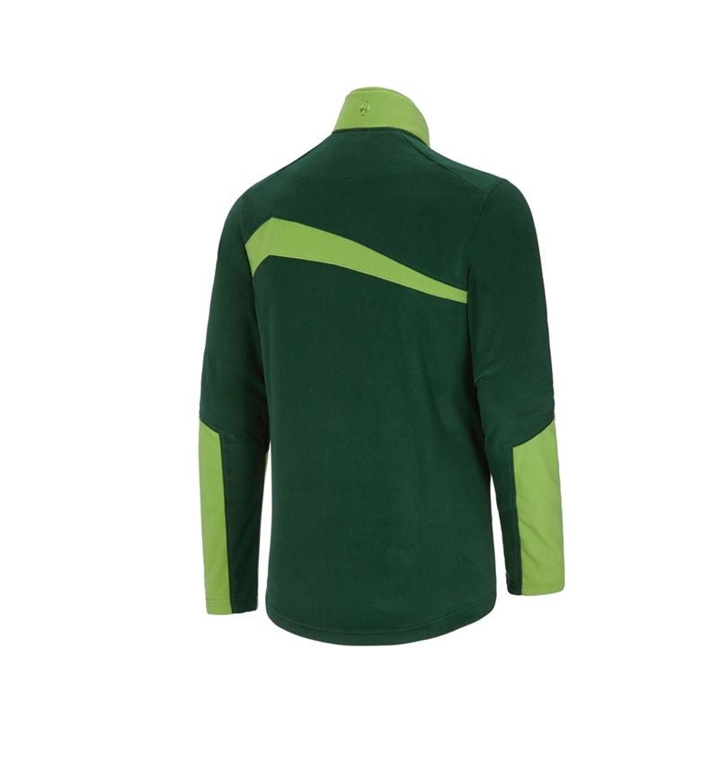 Studená: Flísový sveter e.s.motion 2020 + zelená/morská zelená 3