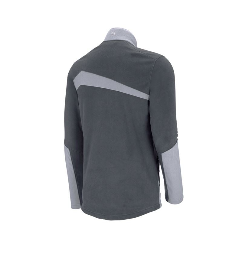 Tričká, pulóvre a košele: Flísový sveter e.s.motion 2020 + antracitová/platinová 3