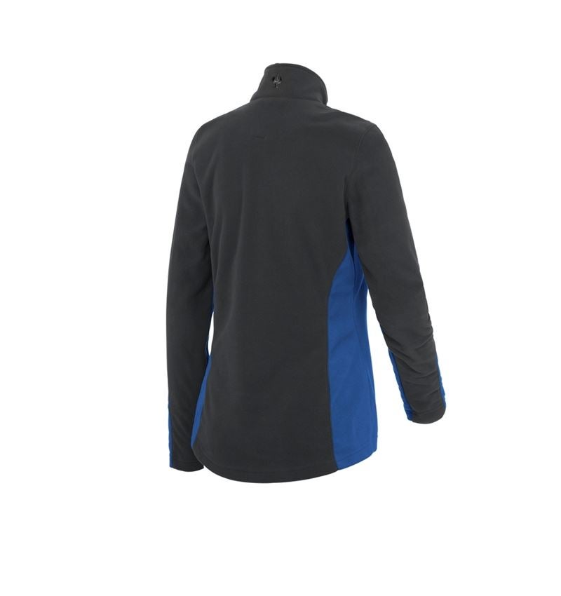 Tričká, pulóvre a košele: Flísový sveter e.s.motion 2020, dámsky + enciánová modrá/grafitová 3