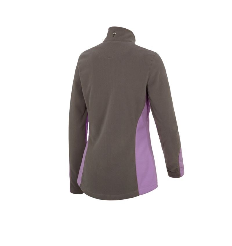 Tričká, pulóvre a košele: Flísový sveter e.s.motion 2020, dámsky + levanduľová/kamenná 3