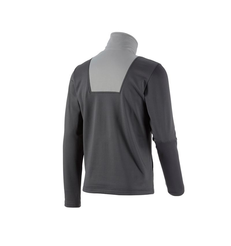 Tričká, pulóvre a košele: Funkčný sveter e.s. termo stretch e.s.concrete + antracitová/perlová sivá 3