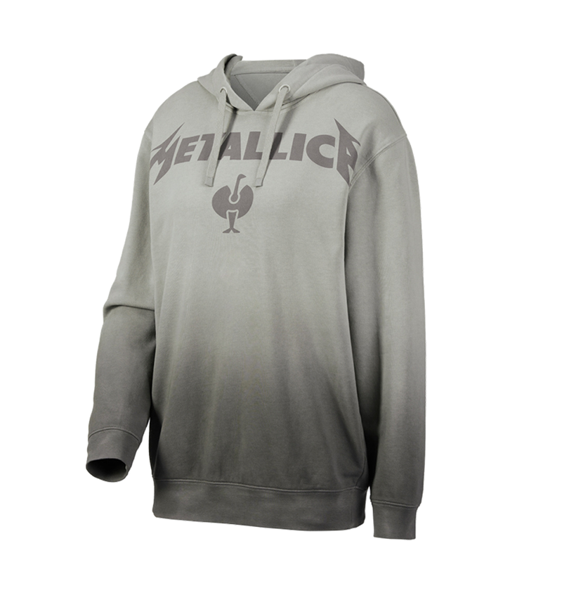 Spolupráce: Metallica cotton hoodie, ladies + magnetická sivá/granitová 3
