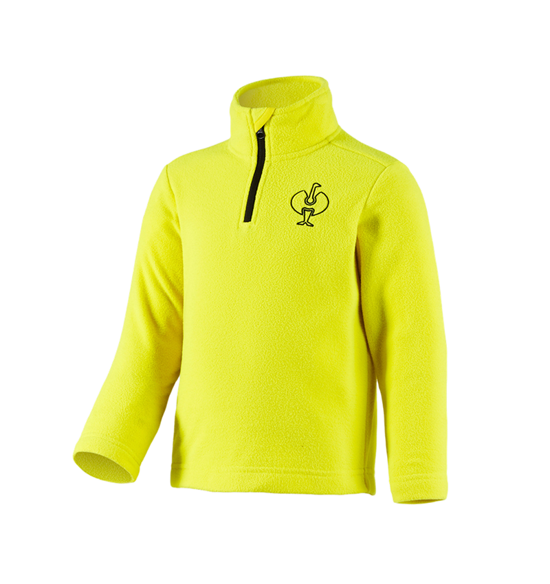 Témy: Flísový sveter e.s.trail, detské + acidová žltá/čierna 2